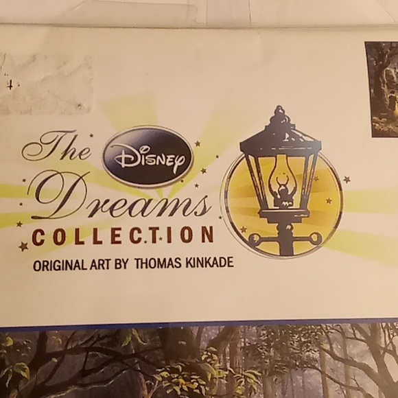 NEW The Disney Dream Collection Original Art By Thomas Kinkade Size 16X12 PD - Picture 4 of 8